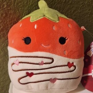 Squishmallows Scarlet Chocolate Strawberry Plush Toy 5" Squishdate 4/14/2022